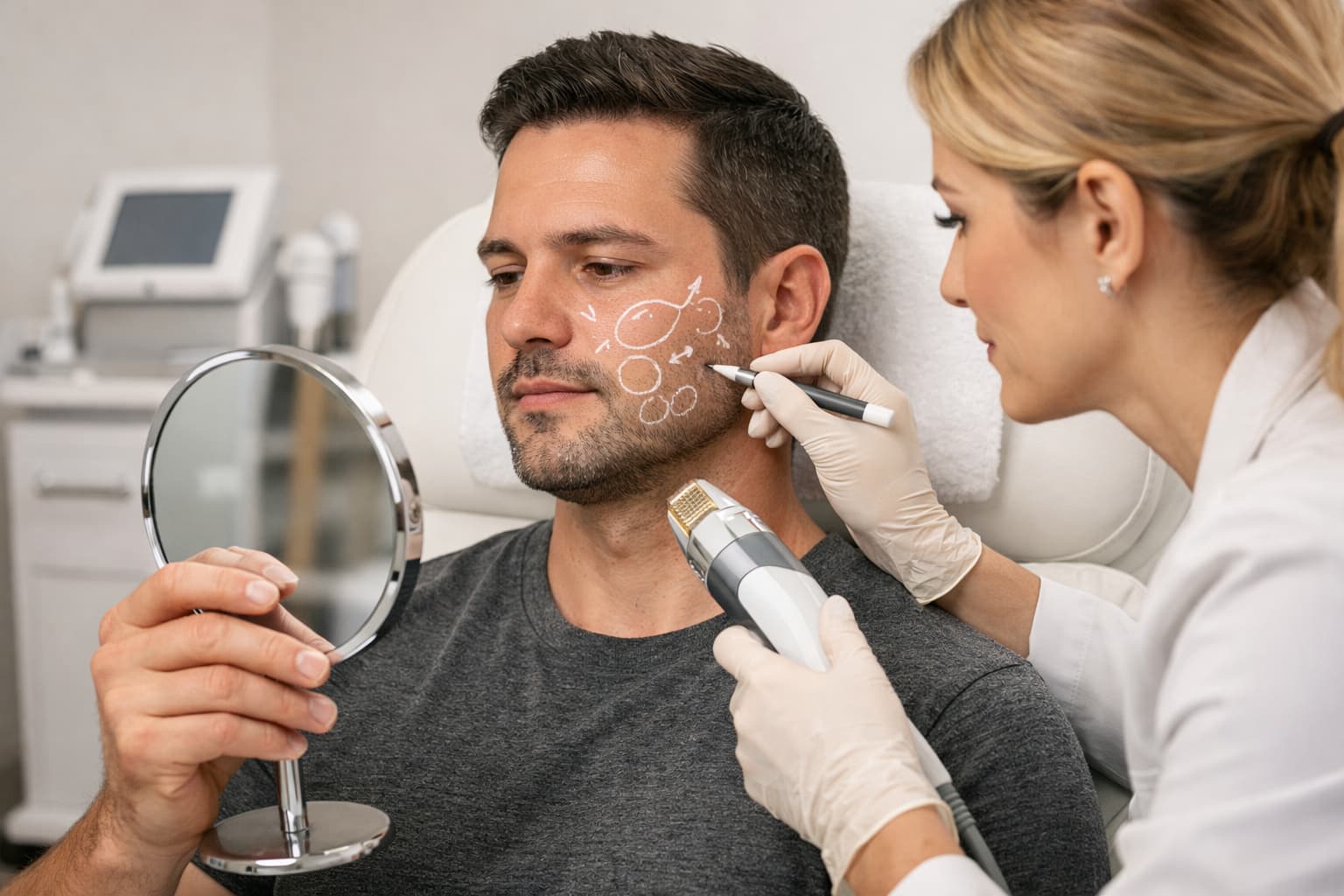 RF Microneedling for Acne Scars: When Texture and Tightening Goals Overlap