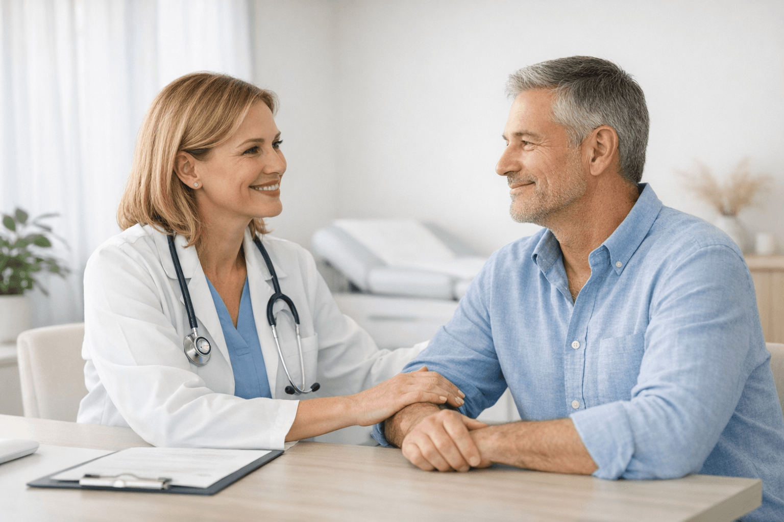 NPMD doctors and patients in consultation