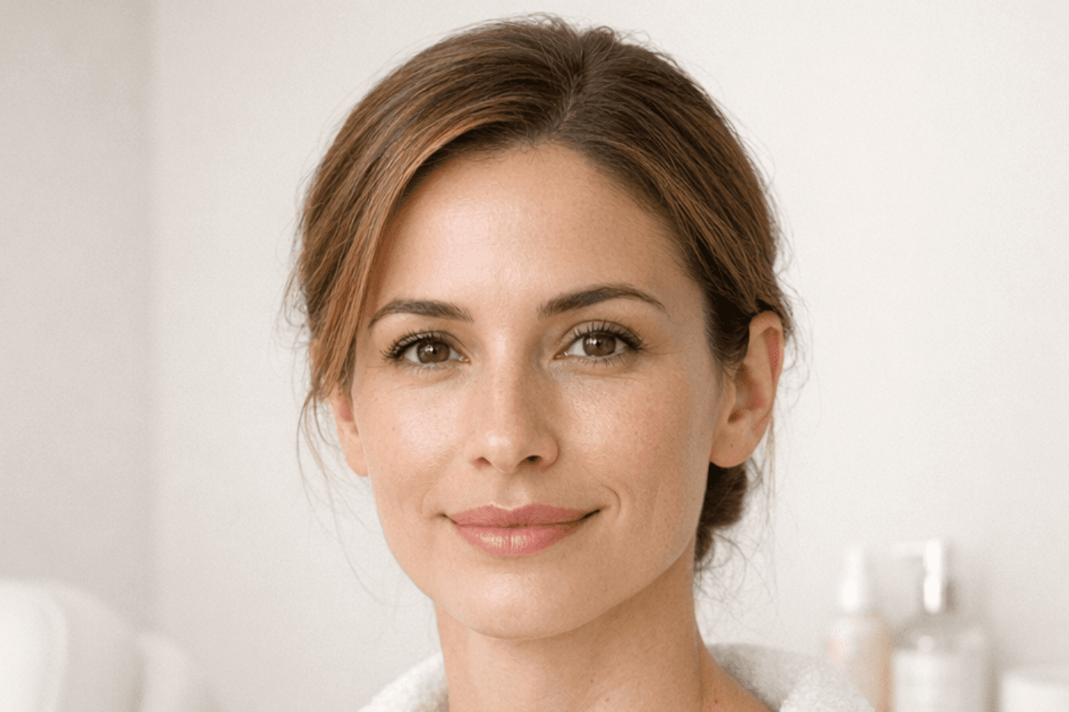 Example of a clear front-facing face photo for facial analysis