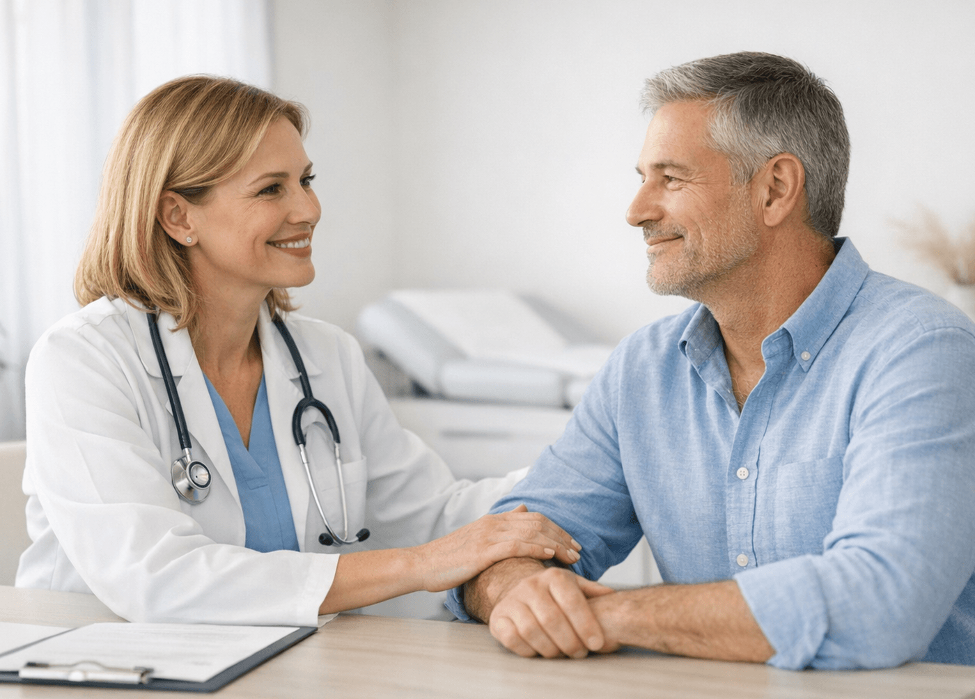 Illustrative care consultation.