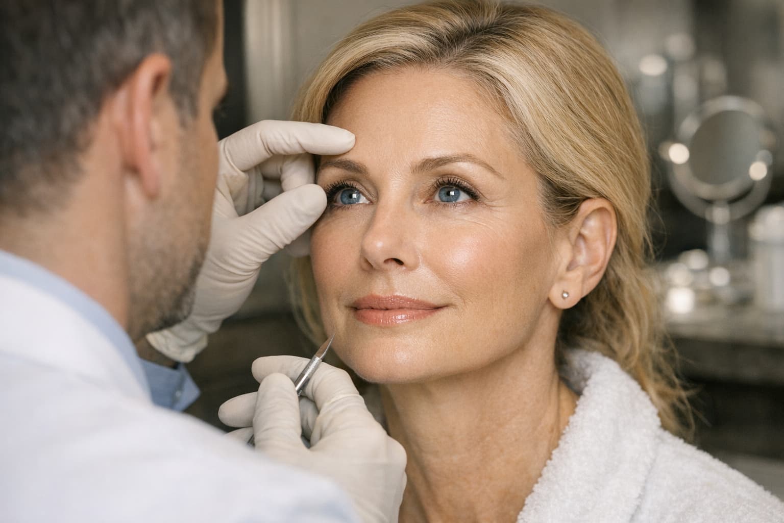 Eyelid surgery consultation and eye-area planning at NPMD
