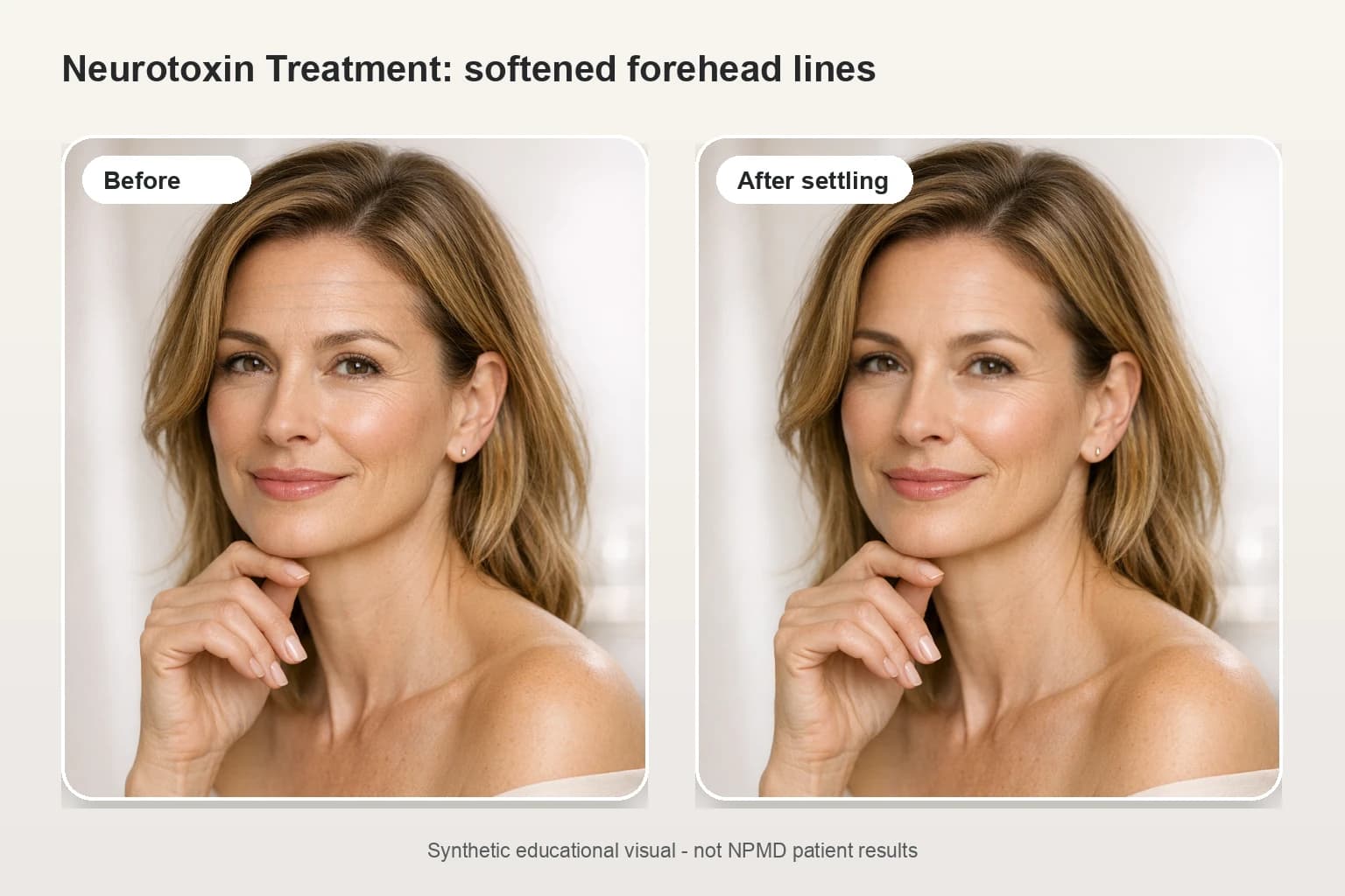 Client outcome - Neurotoxin Wrinkle Treatment