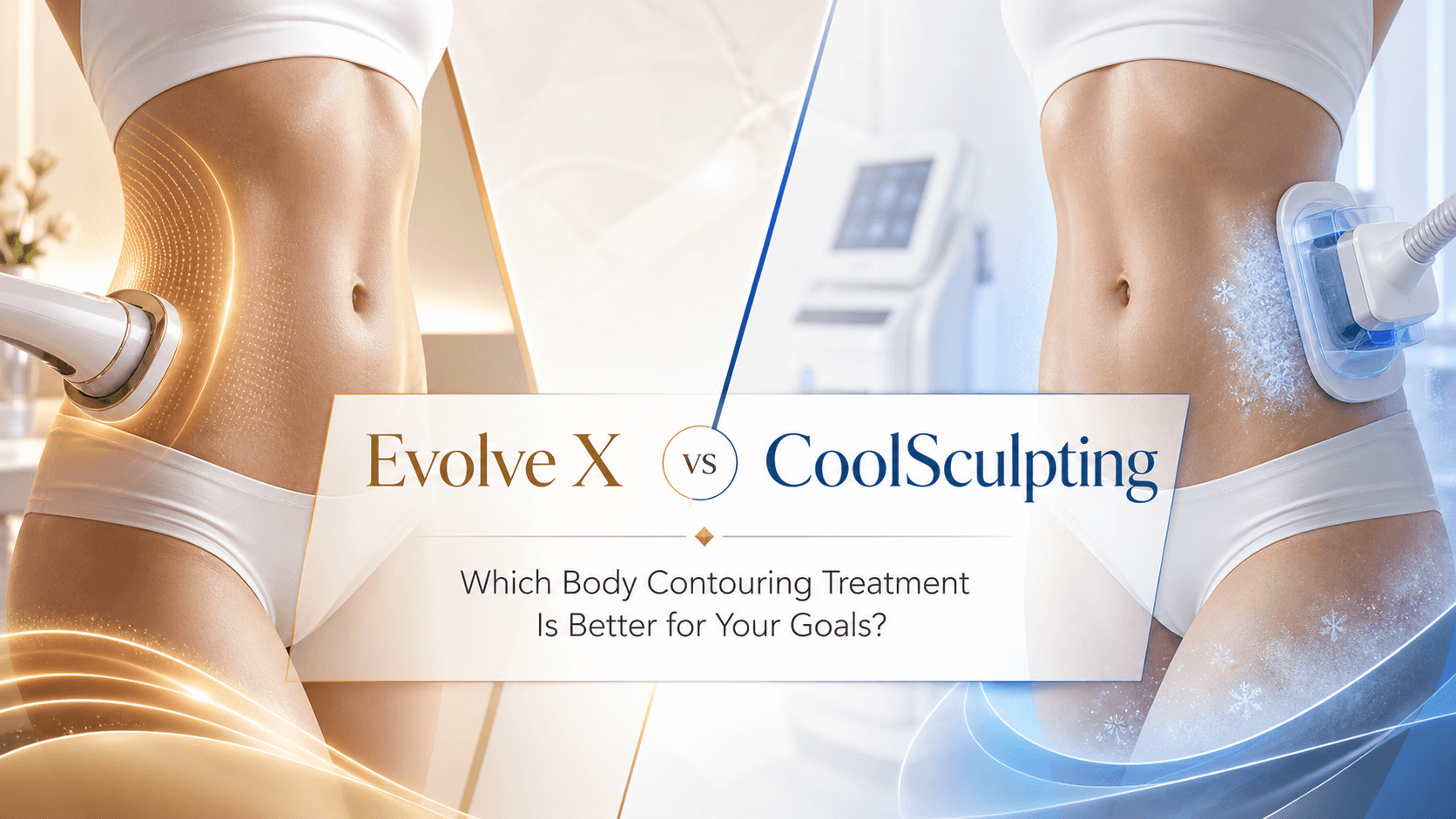 Evolve X vs CoolSculpting: Which Body Contouring Treatment Is Better for Your Goals?